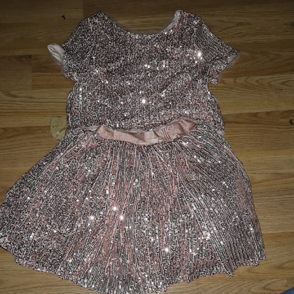 Jessica Simpson Glittering Pink Kids Set